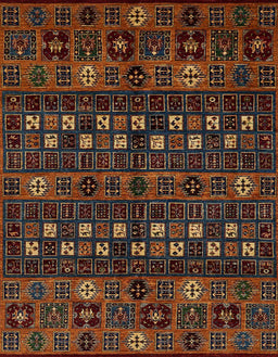 Abstract Red Modern Rug, abs622