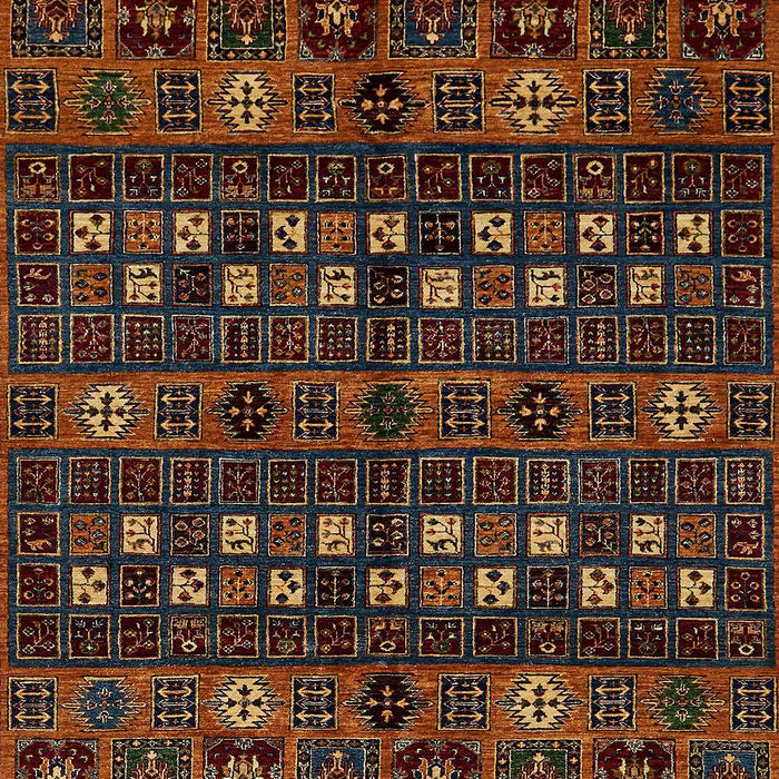 Abstract Red Modern Rug, abs622