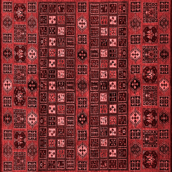 Abstract Red Modern Rug, abs622red