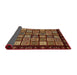 Sideview of Abstract Bronze Brown Modern Rug, abs623