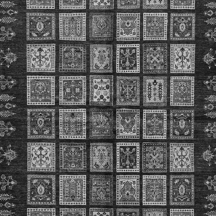 Machine Washable Abstract Gray Modern Rug, wshabs623gry