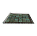 Sideview of Machine Washable Abstract Light Blue Modern Rug, wshabs623lblu