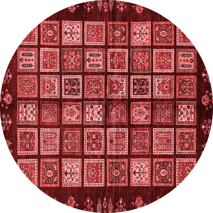 Machine Washable Abstract Red Modern Rug, wshabs623red