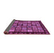 Sideview of Abstract Purple Modern Rug, abs623pur