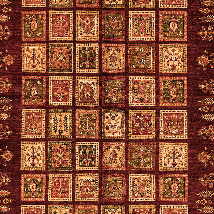 Abstract Orange Modern Rug, abs623org