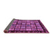 Sideview of Abstract Purple Modern Rug, abs624pur