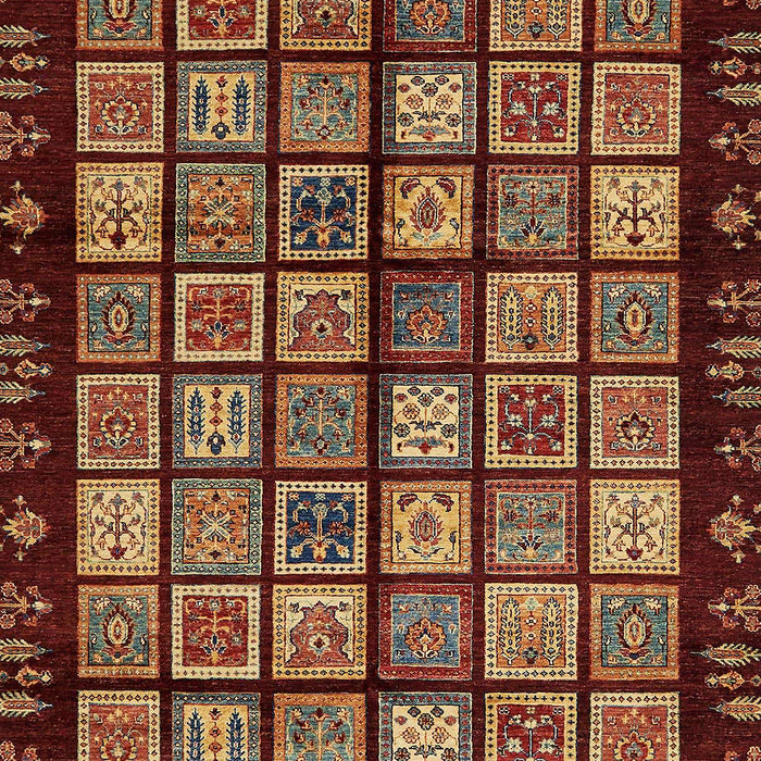 Abstract Bronze Brown Modern Rug, abs624