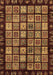 Abstract Brown Modern Rug, abs624brn