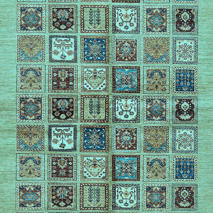 Abstract Light Blue Modern Rug, abs625lblu