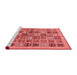 Modern Red Washable Rugs