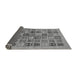 Sideview of Abstract Gray Modern Rug, abs625gry