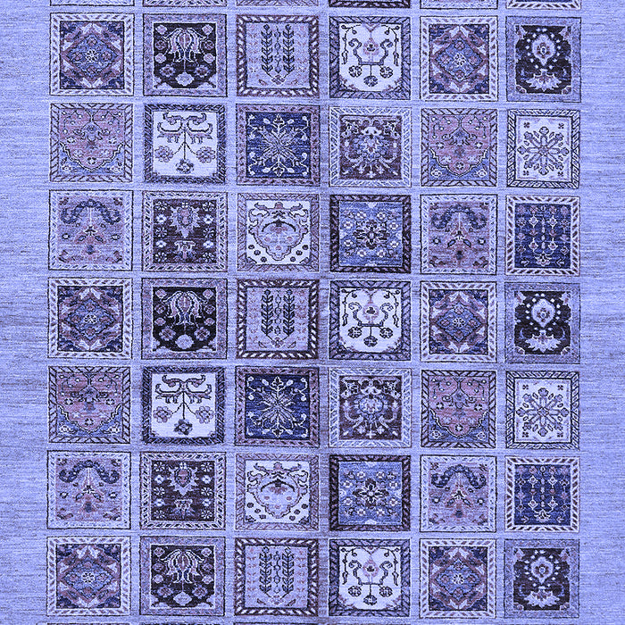 Abstract Blue Modern Rug, abs625blu