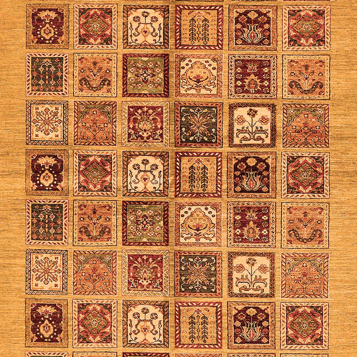 Abstract Orange Modern Rug, abs625org