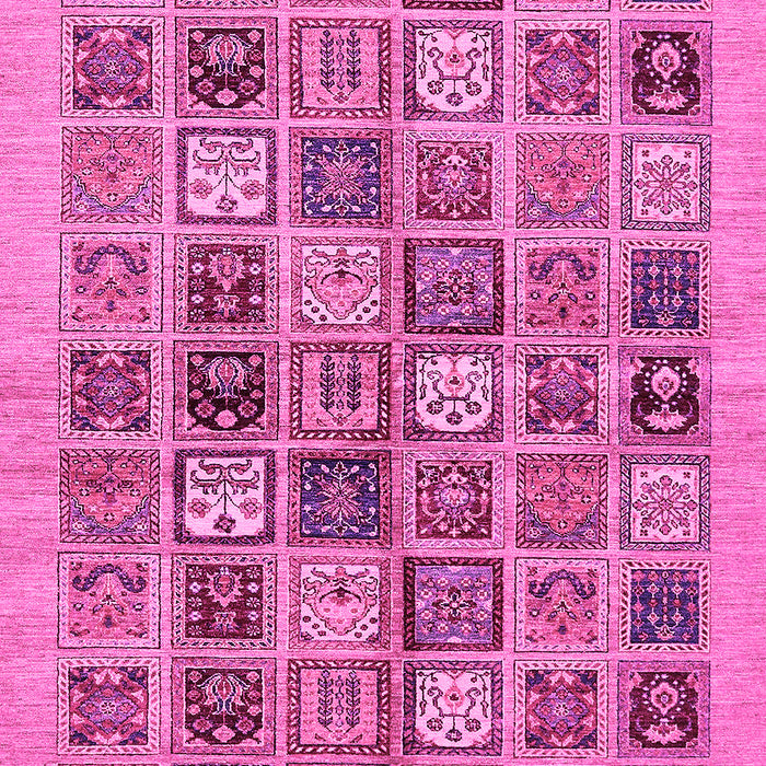 Machine Washable Abstract Pink Modern Rug, wshabs625pnk