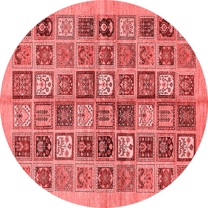Abstract Red Modern Rug, abs625red