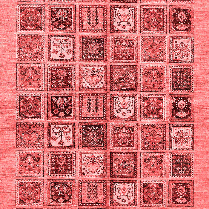 Abstract Red Modern Area Rugs