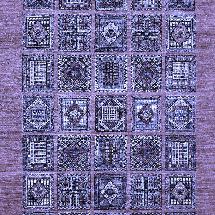Abstract Blue Modern Rug, abs626blu