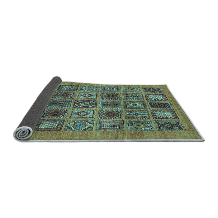 Sideview of Abstract Light Blue Modern Rug, abs626lblu