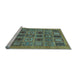 Sideview of Machine Washable Abstract Light Blue Modern Rug, wshabs626lblu