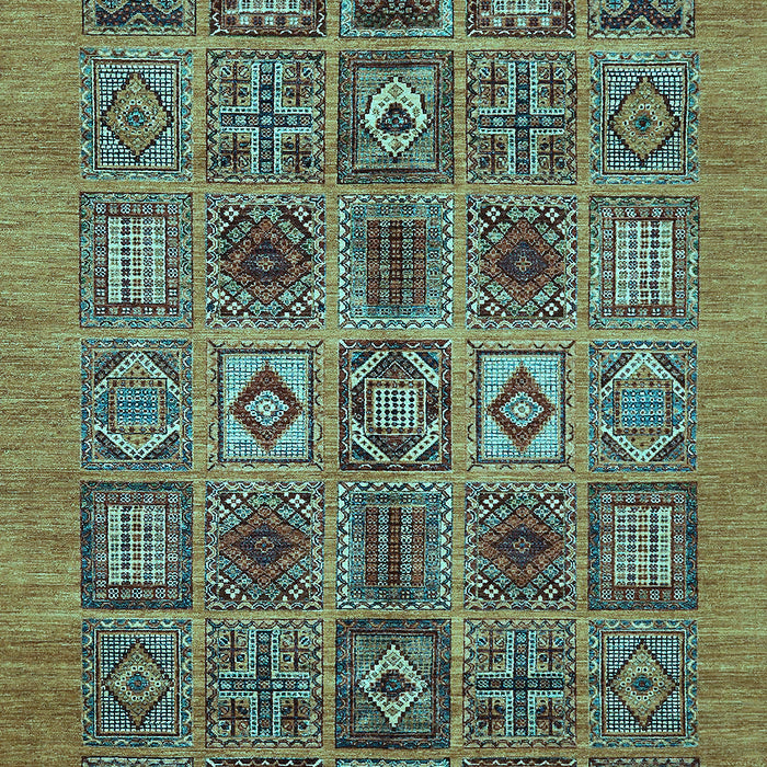 Abstract Light Blue Modern Rug, abs626lblu