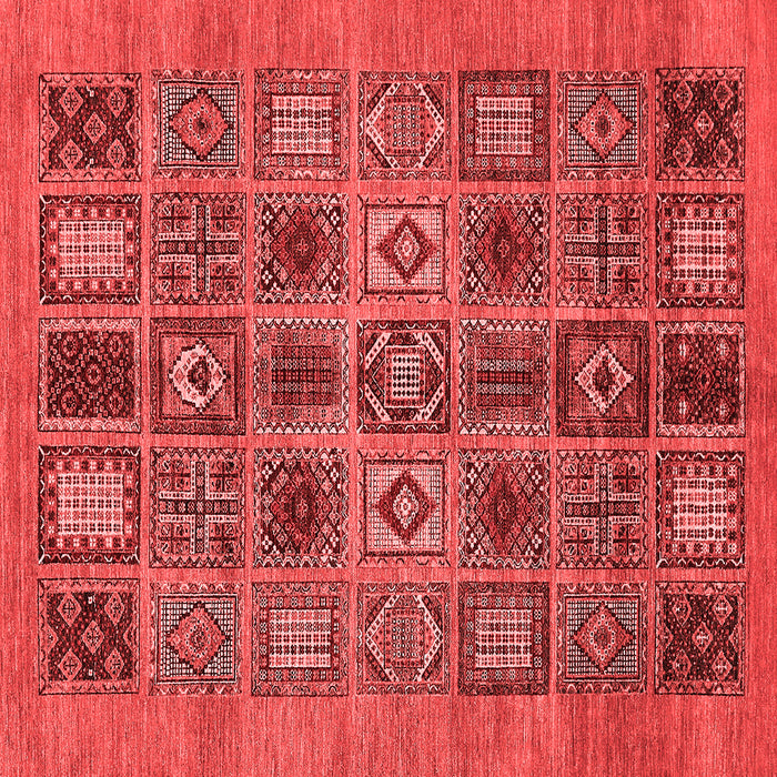 Machine Washable Abstract Red Modern Rug, wshabs626red