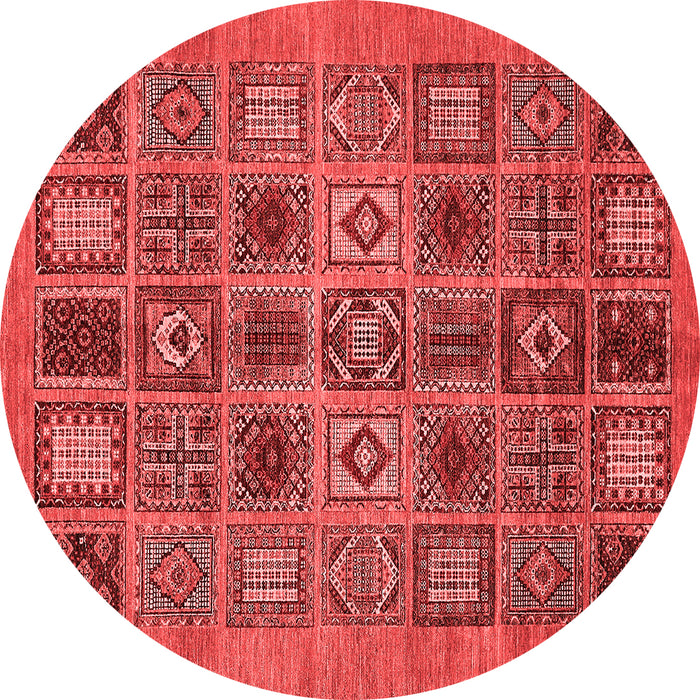 Machine Washable Abstract Red Modern Rug, wshabs626red