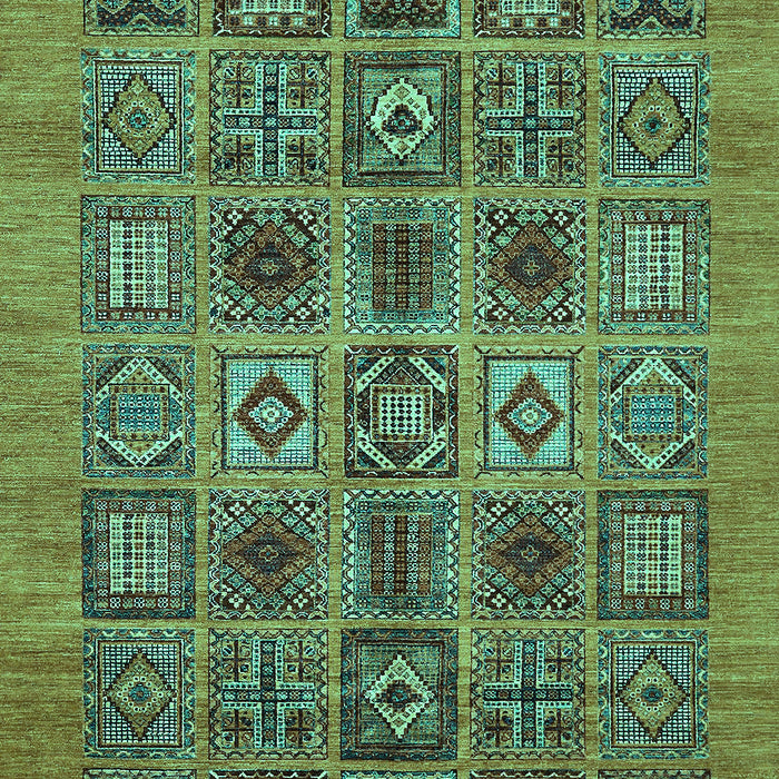 Abstract Turquoise Modern Rug, abs626turq