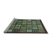 Sideview of Machine Washable Abstract Light Blue Modern Rug, wshabs627lblu