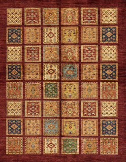Abstract Orange Modern Rug, abs627