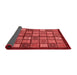 Abstract Red Modern Area Rugs