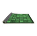 Sideview of Abstract Emerald Green Modern Rug, abs627emgrn