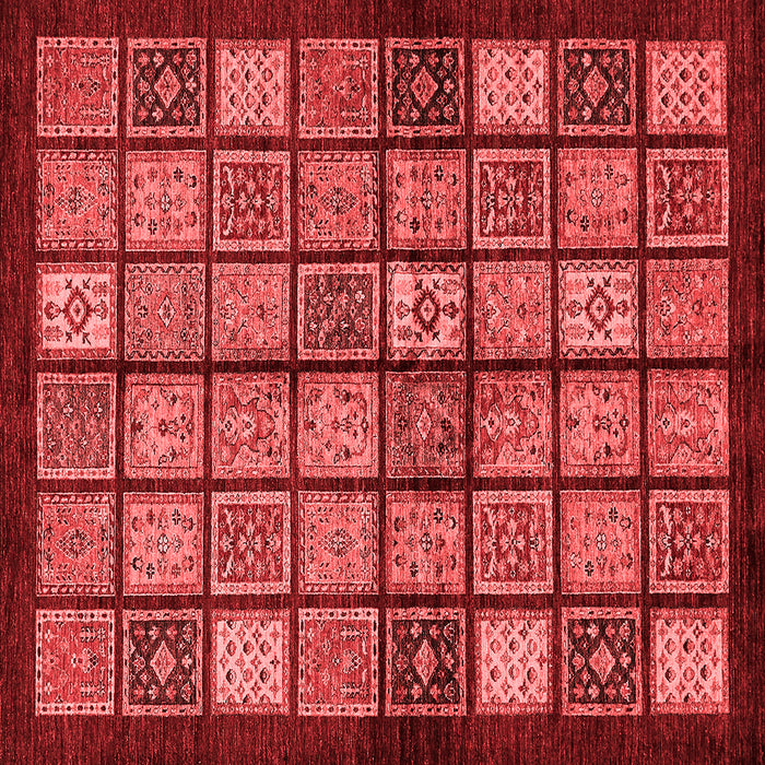 Abstract Red Modern Rug, abs627red