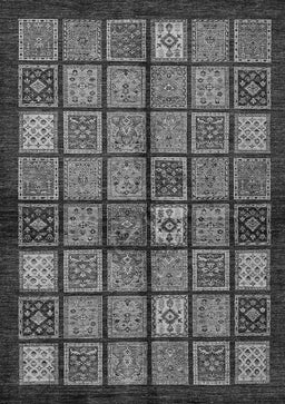 Abstract Gray Modern Rug, abs627gry