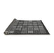 Sideview of Abstract Gray Modern Rug, abs627gry