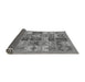 Sideview of Abstract Gray Modern Rug, abs628gry