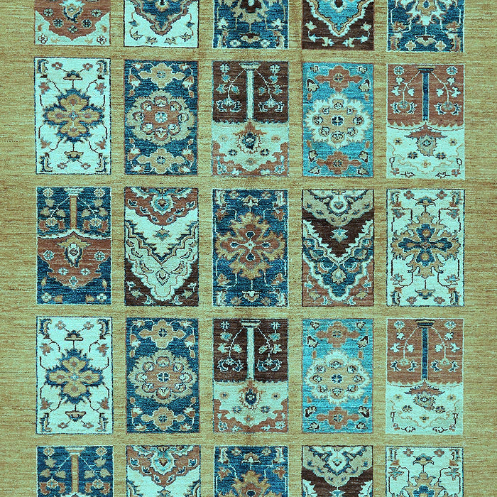 Abstract Light Blue Modern Rug, abs628lblu