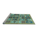 Sideview of Machine Washable Abstract Light Blue Modern Rug, wshabs628lblu