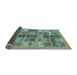 Sideview of Abstract Light Blue Modern Rug, abs628lblu