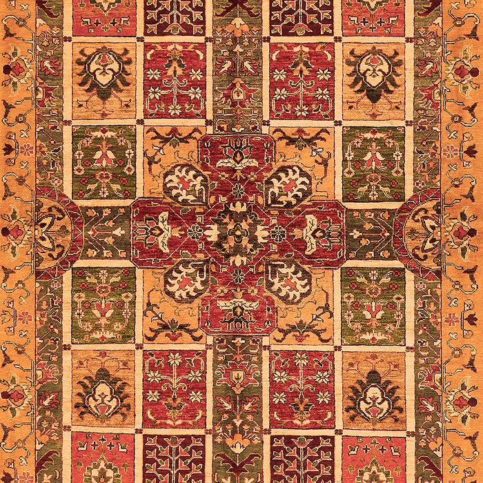 Abstract Orange Modern Rug, abs629org