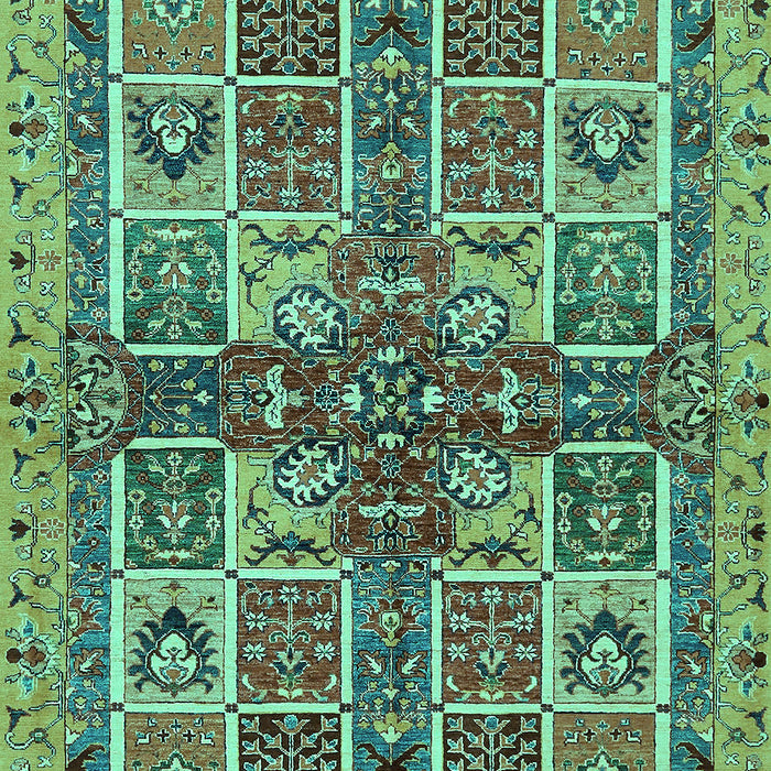Abstract Turquoise Modern Rug, abs629turq