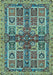 Machine Washable Abstract Light Blue Modern Rug, wshabs629lblu