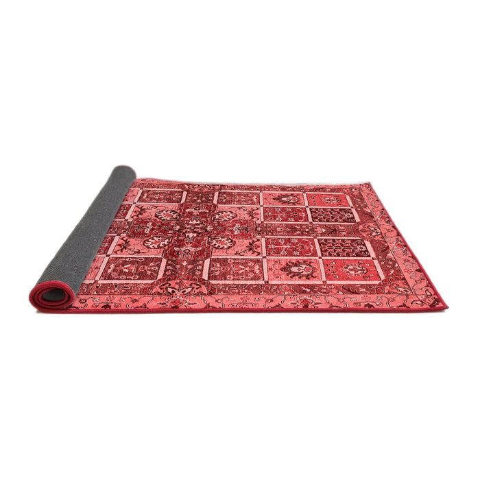 Abstract Red Modern Area Rugs