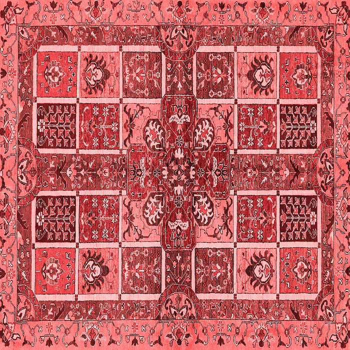 Abstract Red Modern Rug, abs629red
