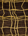 Machine Washable Abstract Dark Bisque Brown Rug, wshabs62