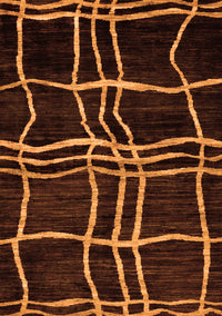 Abstract Orange Modern Rug, abs62org