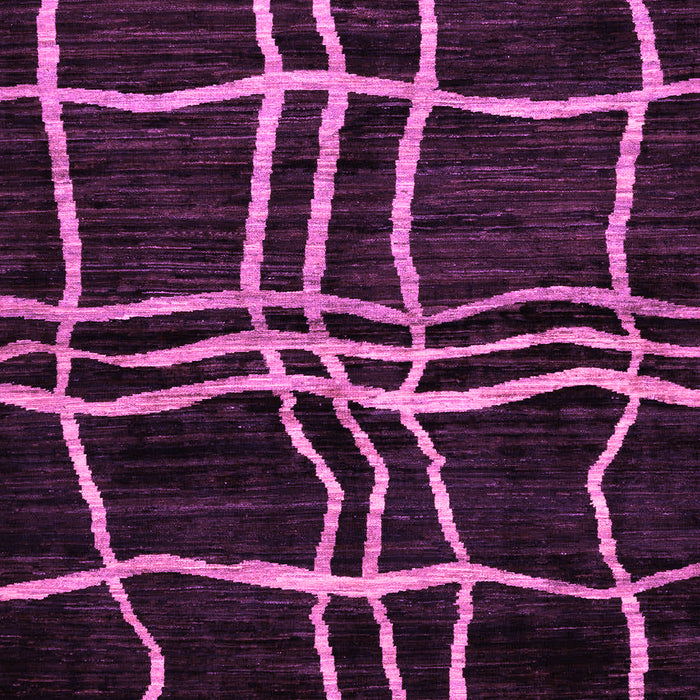Machine Washable Abstract Purple Modern Area Rugs, wshabs62pur