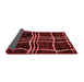 Abstract Red Modern Area Rugs