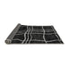 Sideview of Abstract Gray Modern Rug, abs62gry