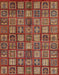 Abstract Red Southwestern Rug, abs630