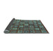 Sideview of Southwestern Light Blue Country Rug, abs630lblu